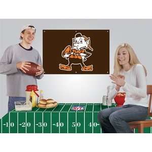  Cleveland Browns Game/Tailgate Party Kits Banner 