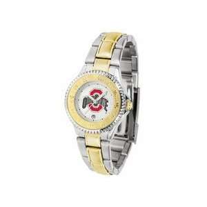   Buckeyes Competitor Ladies Watch with Two Tone Band