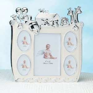  Noahs Ark 5 Photo Silver Picture Frame Baby