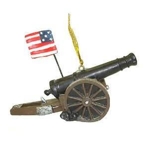  3.5 Patriotic American Civil War Cannon Christmas 