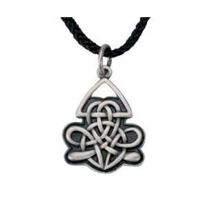  Celtic Arland Pendant   Pewter   1 Height Jewelry