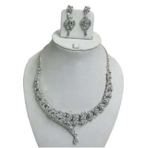   Artificial Stone Necklace Set With Earrings Indian Jewelry Jewelry