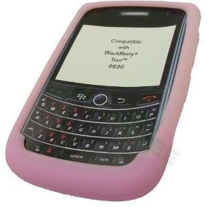 BABY PINK Soft Rubber Silicone Skin Cover Case for BlackBerry Tour 