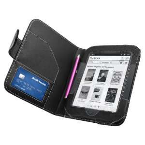   Book + Stylus Holder Case Cover (Black)  Players & Accessories