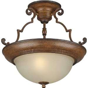 Forte Lighting 2298 02 41 Rustic Sienna Traditional / Classic 15Wx14H 