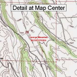   Map   George Mountain, Utah (Folded/Waterproof)