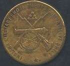 VERY RARE 1882 Indiana Military Encampment Token   None