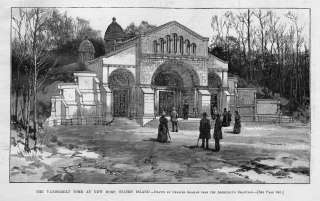 WILLIAM VANDERBILT TOMB, NEW DORP, STATEN ISLAND, PRINT  