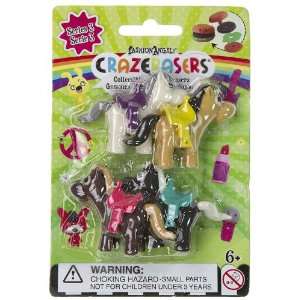   Around (4 Mini Erasers)   CrazErasers Collectible Erasers Series #3