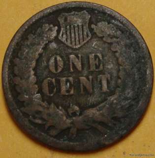 1890 INDIAN HEAD CENT PENNY A8557 GOOD RARE DATE COIN  