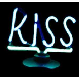  Table Top Attractive Kiss Sign Neon Light Signs Lamp Free 