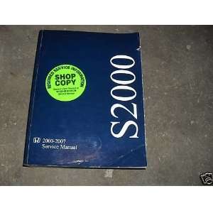   Honda S2000 Service Shop Repair Manual Oem honda corporation Books