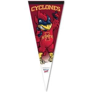  IOWA STATE CYCLONES OFFICIAL LOGO PREMIUM PENNANT Sports 