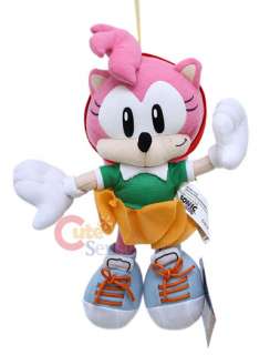 Sega Sonic Hedgehog Amy Rose 10 Plush Doll Original  