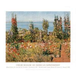   Print with Added BRUSHSTROKES Childe Hassam 26x22