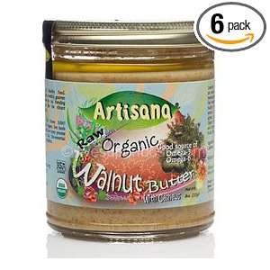 Artisana Raw Walnut, 8 Ounce (Pack of 6)  Grocery 