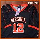 BRAND NEW University Of Virginia Cavaliers #12 Navy Blue & Orange L XL 