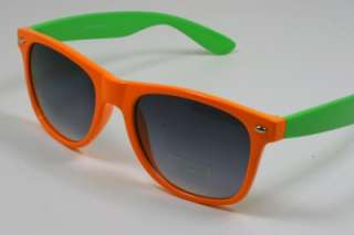Nueva lente verde anaranjada de neón de la pendiente de las gafas de 