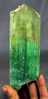 361 Gram Amazing V Shape Bi Color Hiddenite Kunzite Crystal from 