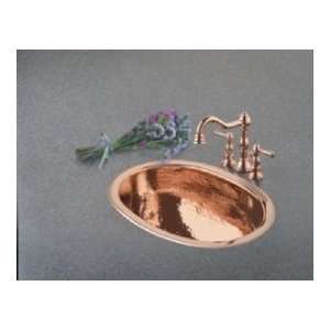 Asana 16 1/2 Single Basin Bathroom Sink With Copper 