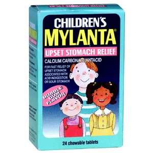  Mylanta Upset Stomach Relief, Bubble Gum, Chewable Tablets 