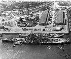 USS WISCONSIN BB64 OKLAHOMA BB37 @ PEARL 1944 WW2 PHOTO