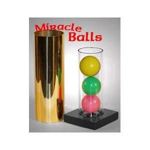  Miracle Balls Brass Tube Close Up Magic Trick Comedy 