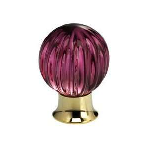 Omnia 4405/25 US3 T RS Polished Brass with Rose Glass Glass & Crystal 