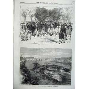  War Paris 1870 Bridges Asnieres Clichy Zouaves Tours