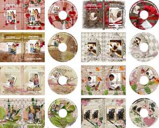 200 DVD COVER & LABEL TEMPLATES Vol1&2   PSD Graduation  