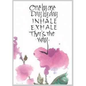   Thinking of You Greeting Card   Inhale Exhale