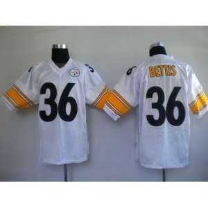  pittsburgh steelers #36 jerome bettis white jersey 