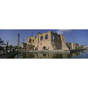 Reflection of a Building in a Pond, Assai Al Hamra, Tripoli, Libya 
