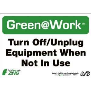  SIGNS TURN OFF UNPLUG EQUIPMENT WHEN NOT I