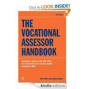 The Vocational Assessor Handbook Including a Guide to the QCF Units 