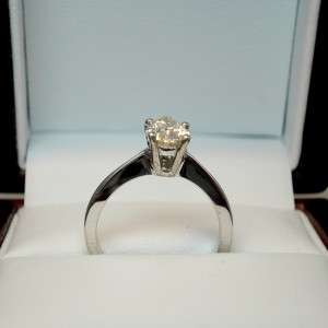   CHAMPAGNE PEAR DIAMOND ENGAGEMENT RING SET ON 14K SOLID WHITE GOLD