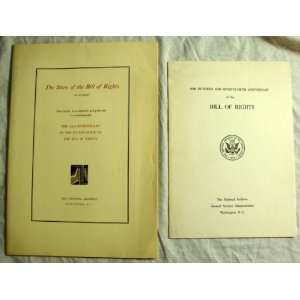  United States Bill Of Rights 175th Anniversary Program 