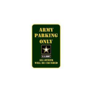    3x6 Vinyl Banner   United states army parking only 