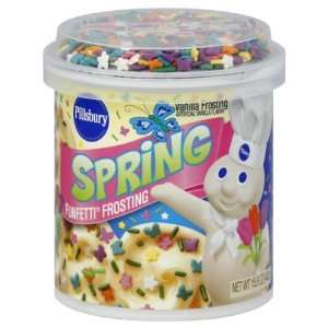 Pillsbury Funfetti Frosting Spring Vanilla 15.6 Oz 1 Pack  