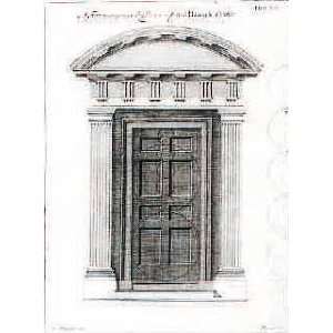 Door of the Doric Order by Hoppus. size 0 inches width by 0 inches 