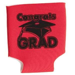   Fun Express Red Congrats Grad Graduation Can Koozies 