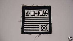 Anti Flag   Upside Down Flag, sew on patch  