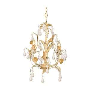  By Crystorama Lighting Athena Collection Champagne Finish 