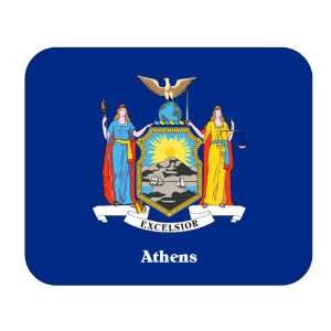  US State Flag   Athens, New York (NY) Mouse Pad 