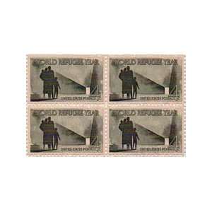 Family Walking Toward New Life Set of 4 X 4 Cent Us Postage Stamps 