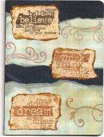 Inspirational Collage Unmounted rubber stamps SHEET  