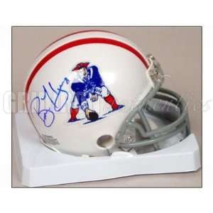  Brian Hoyer Autographed Patriots Throwback Mini Helmet 