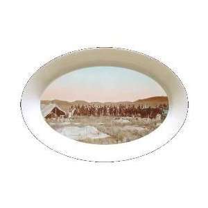 LA Huffman 19 Oval Platter 