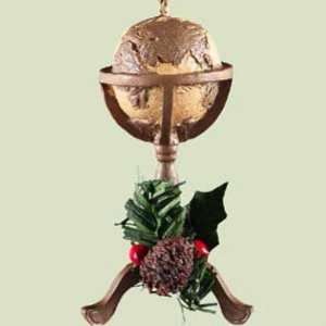  4 Resin Olde World Globe Ornament Case Pack 36