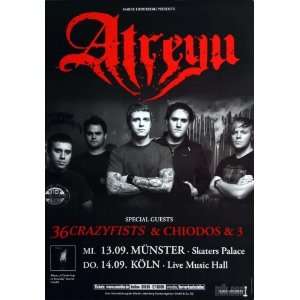  Atreyu   The Fall And Rise 2006   CONCERT   POSTER from 